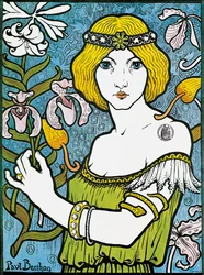 Affisch för ”Salon des Cent”, 1900